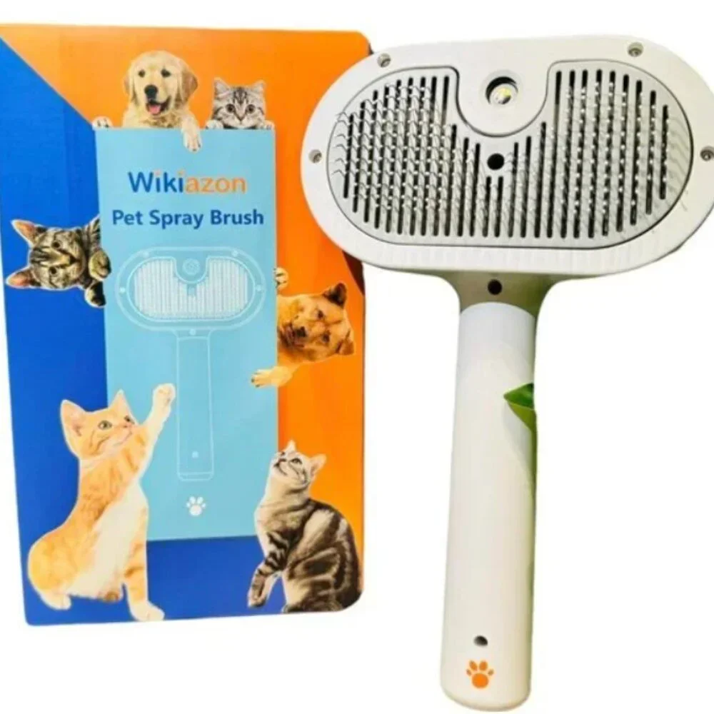 vintage 4 In 1 Cat Spray Brush, Self Cleaning